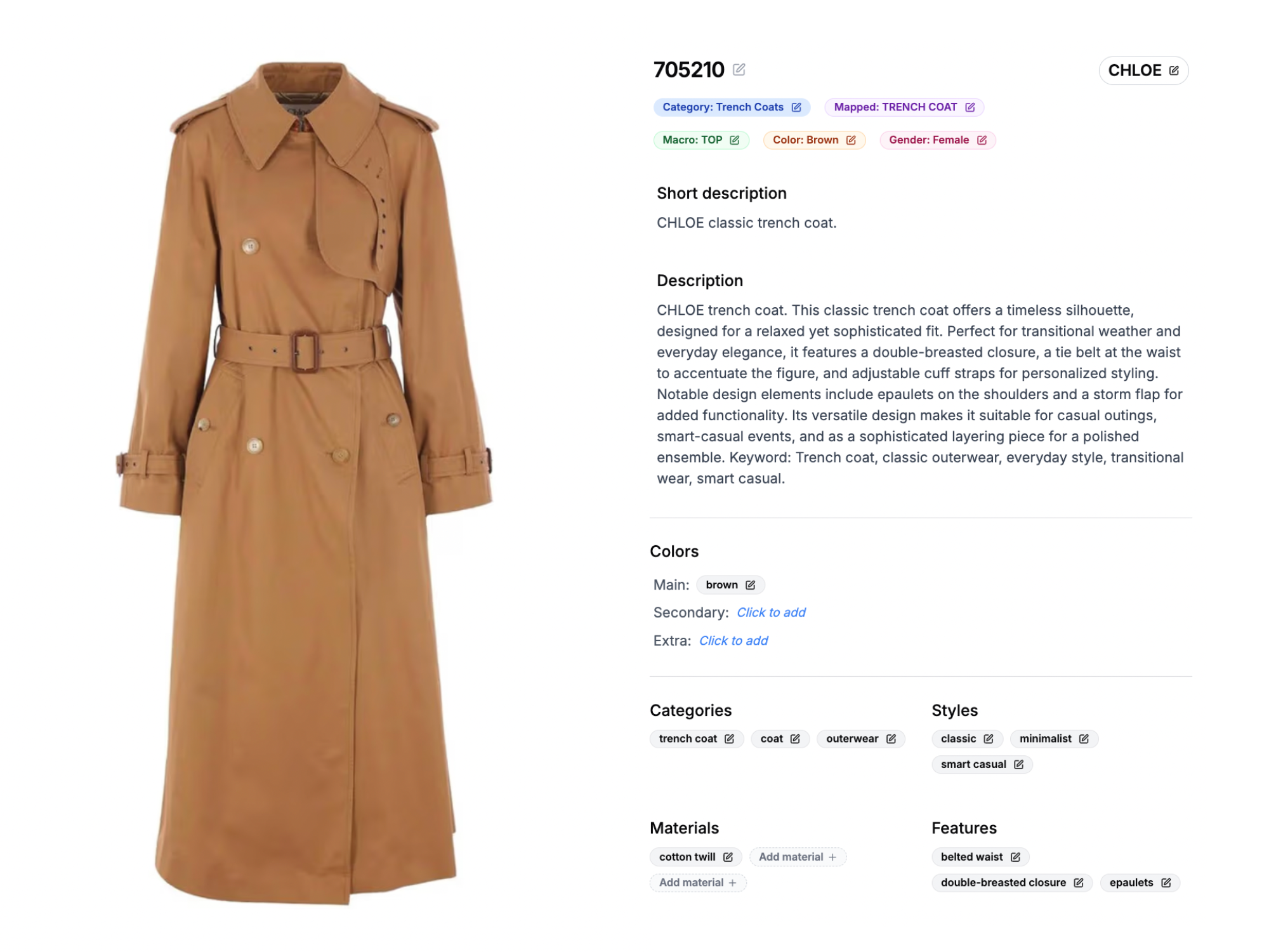 Product Description Generation